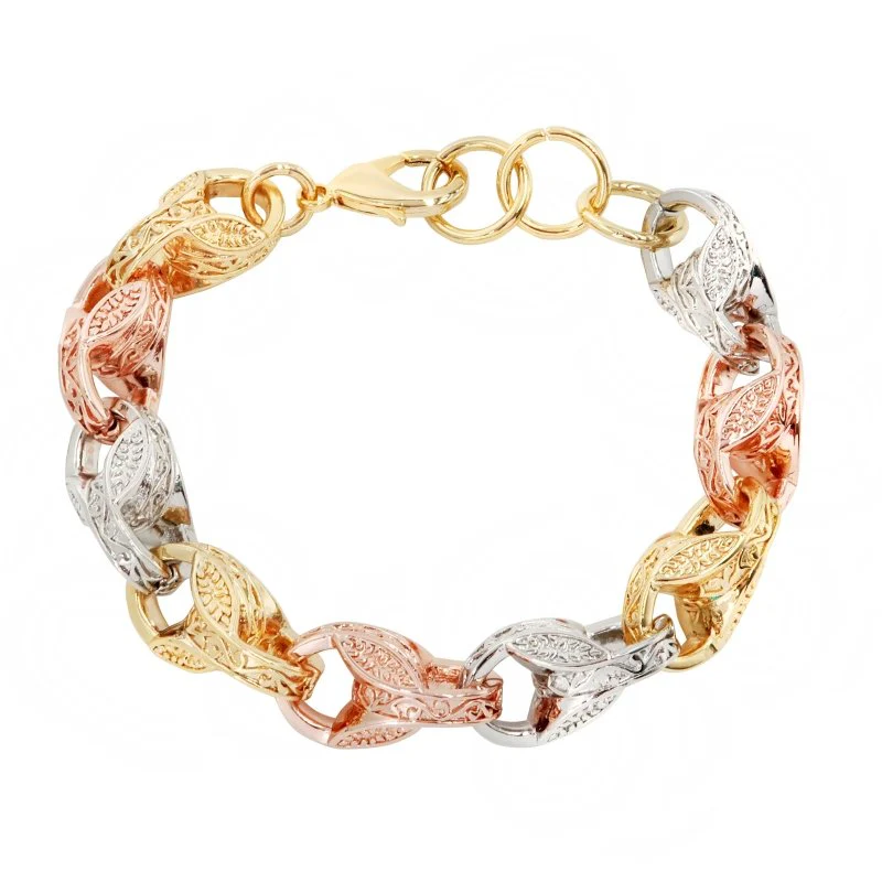 Tri-Colour 3D Tulip Bracelet 15mm - Image 4